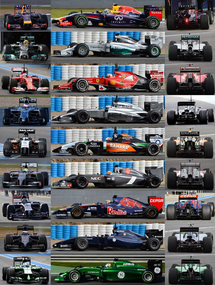 The New Formula 1 2014 Cars F1 2014 Cars 685px - The New Formula 1 2014 Cars